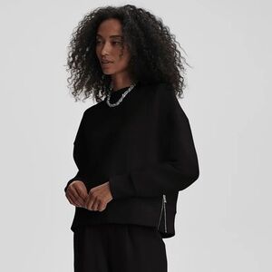 Varley Addelyn Sweat Ottoman Rib Sweatshirt